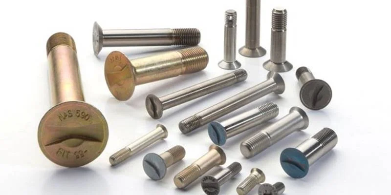 Titanium aerospace fasteners used in aircraft assembly - bolts, nuts, and inserts requiring AMS 2488 and NADCAP certification