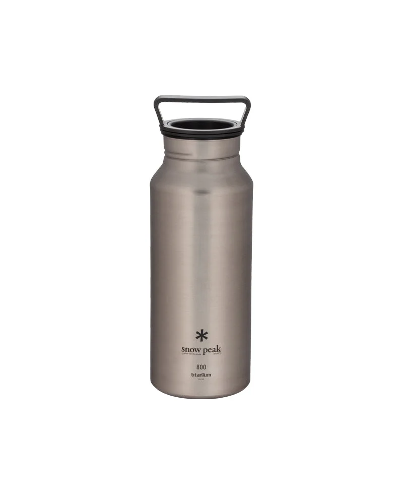 Titanium water bottle for outdoor camping - Grade 2 commercially pure titanium